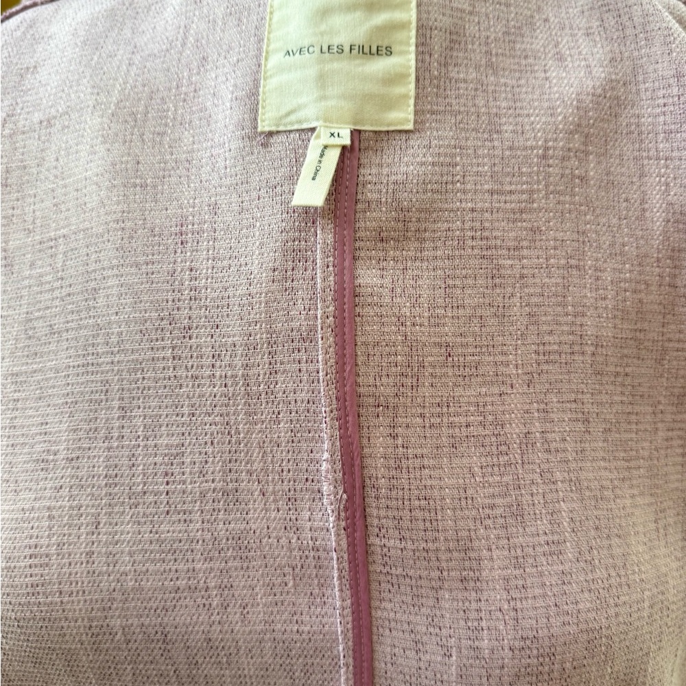 Cropped Lilac Zip-Front Jacket - image 9